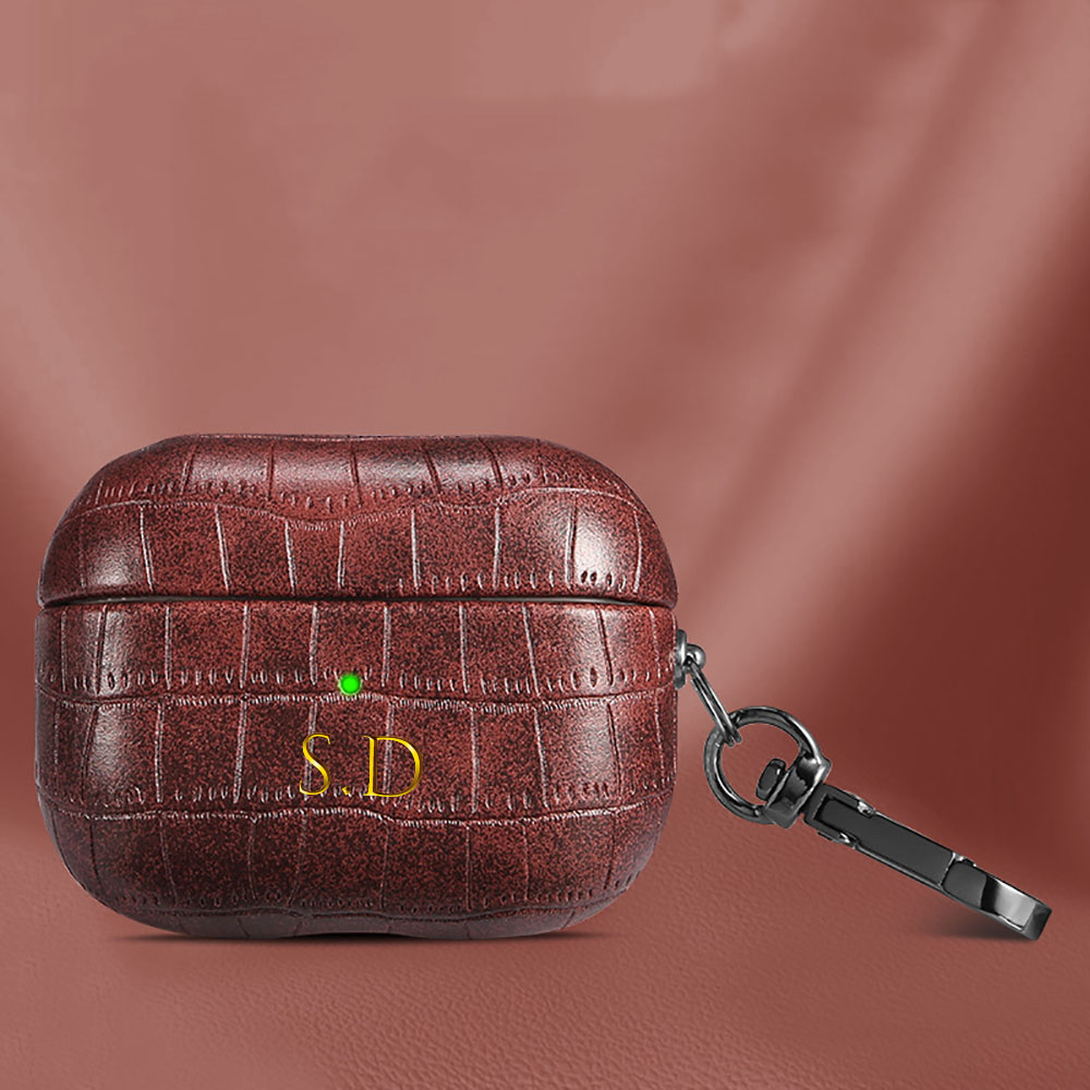 For Airpods 1 2 3 4 Pro 2 Luxu - Monogram Keychain Leather review and price