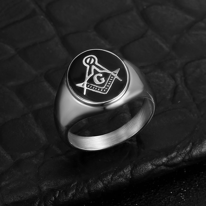Men Vintage 316L Stainless Ste - Initial Ring Custom review and price