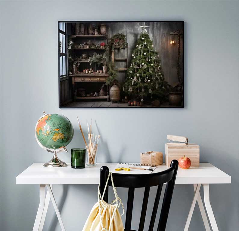 1pc frameless Large Christmas  - Family Tree Print review and price