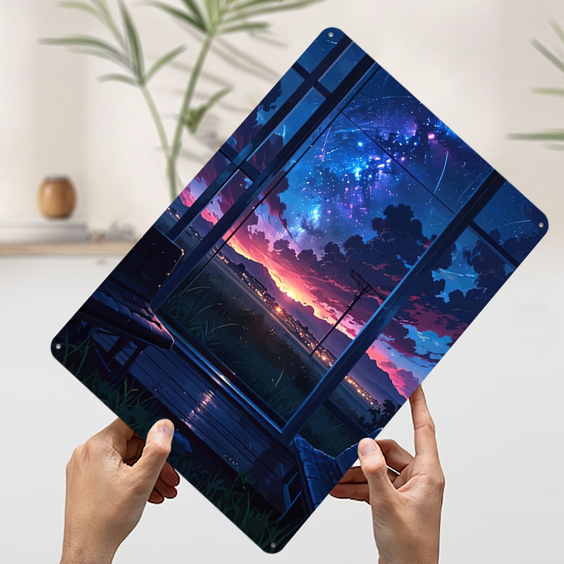 Anime Window View of Starry Ni - Custom Night Sky review and price