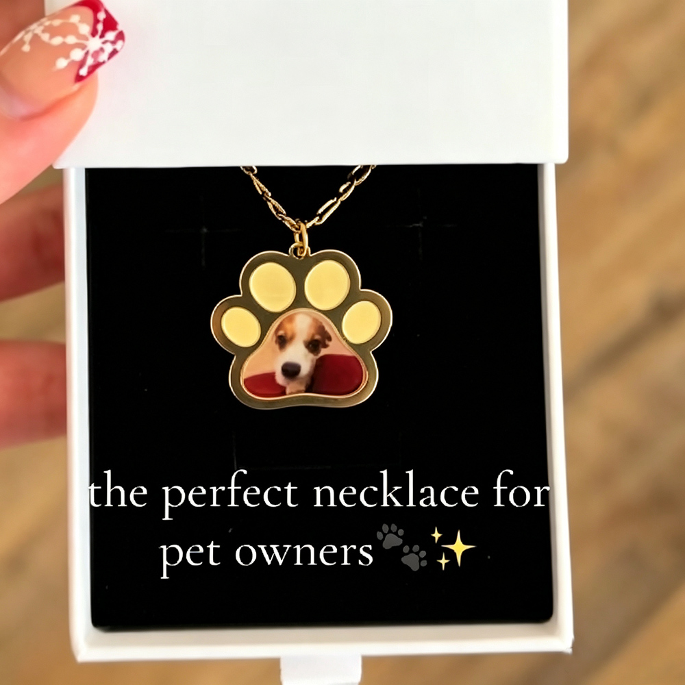 Personalized Pet Paw Colors Pr - Name Necklace Custom review and price