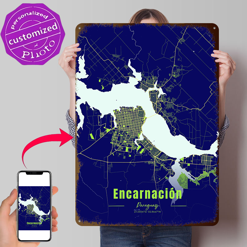 Encarnación Decoration Home De - Custom Map Poster review and price