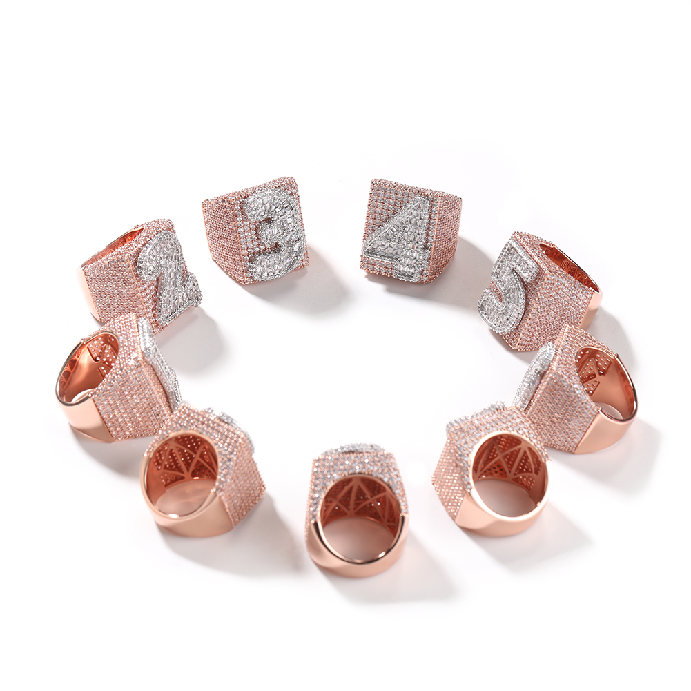 Uwin Big Square Custom Rings T - Initial Ring Custom review and price