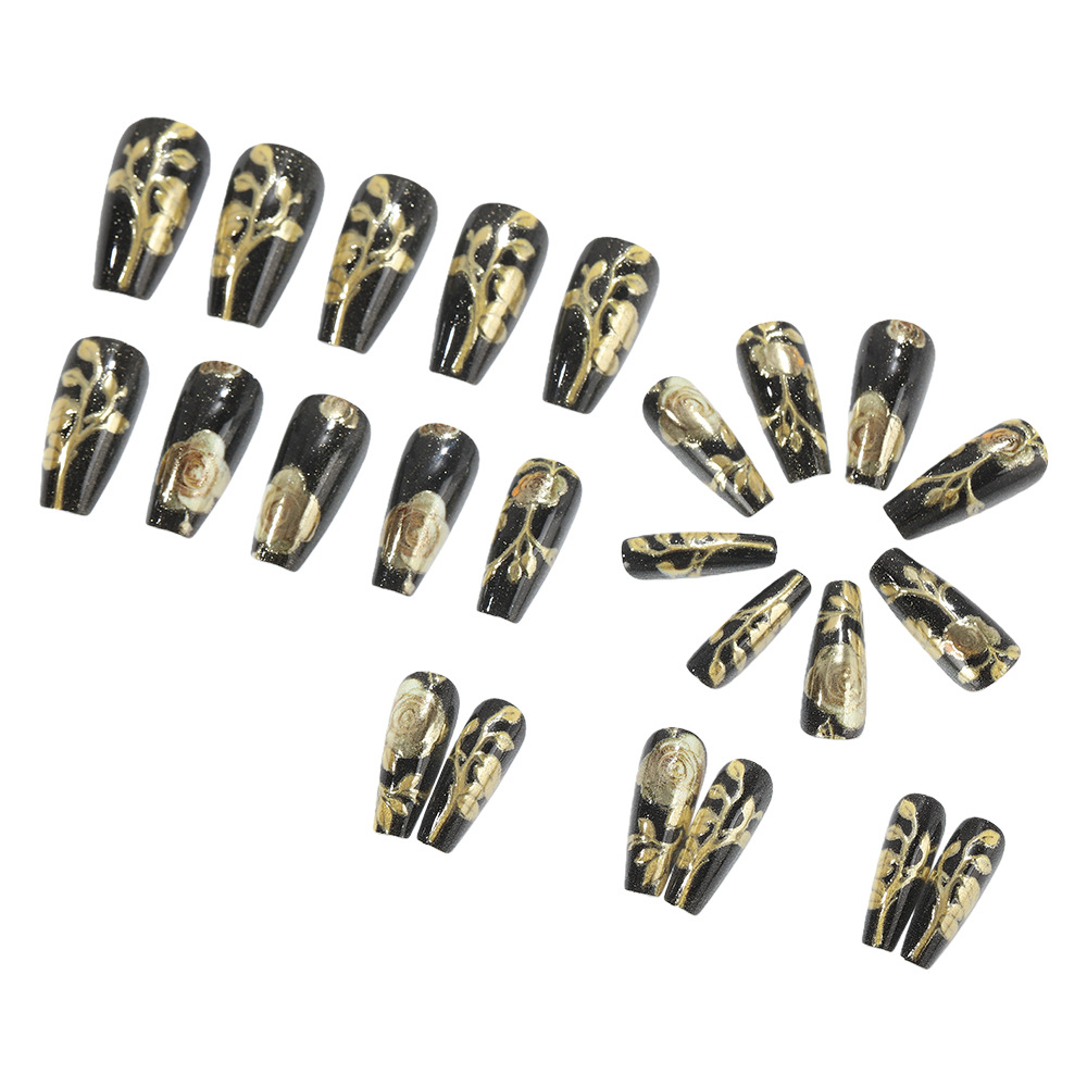 3D fake nails for women girls  - Pressed Flower Art review and price