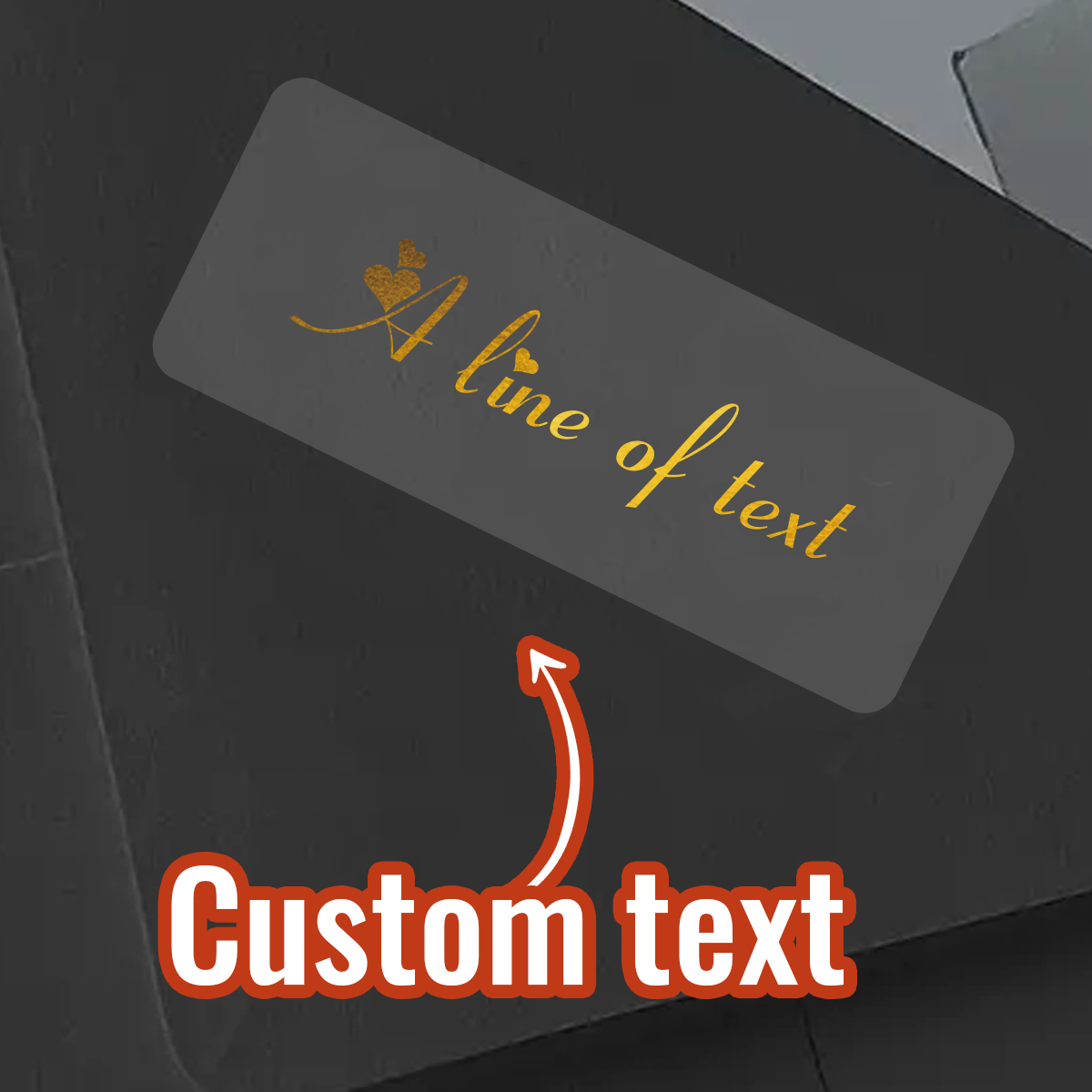 Custom Text Rectangle Transpar - Personalised Candle Label review and price
