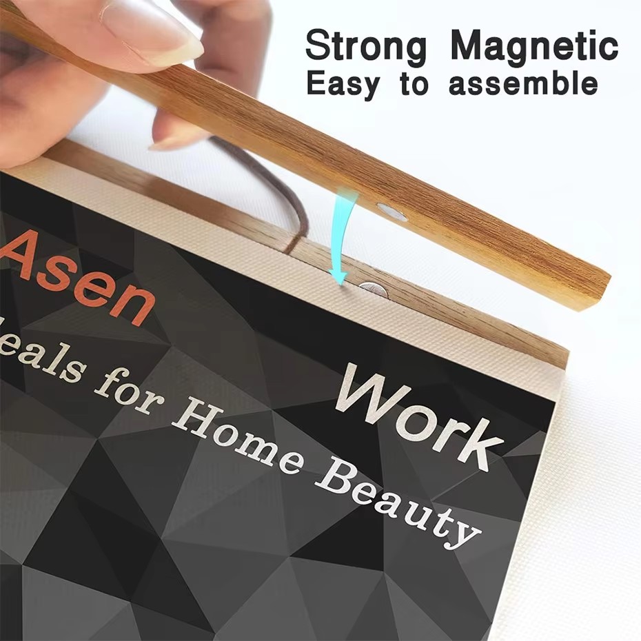 7 Colors 30 40 50cm Magnatic P - Engraved Wood Frame review and price