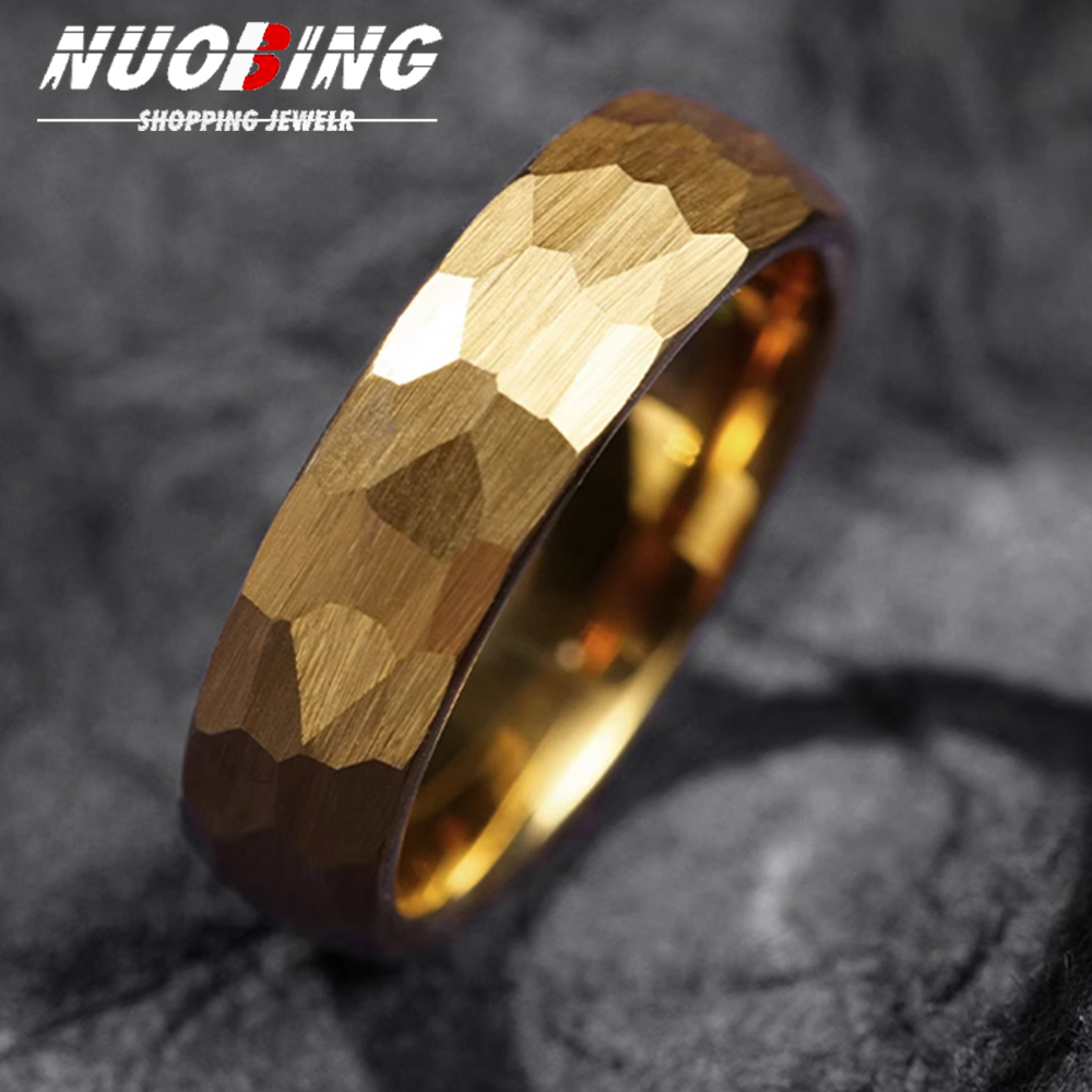 Hammered Multi-faceted Titaniu - Initial Ring Custom review and price
