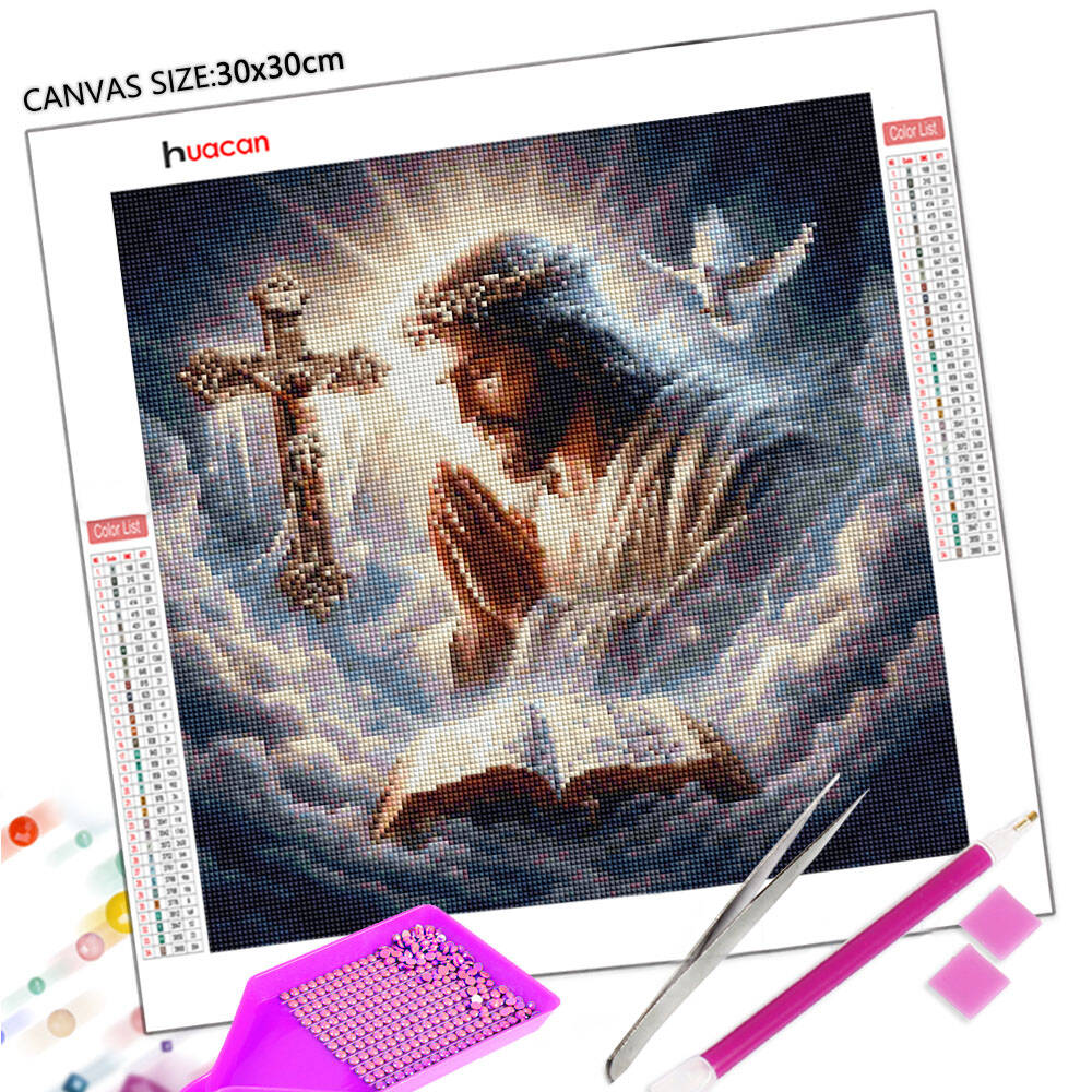 Huacan Full Square Round Drill - Photo Mosaic Print review and price