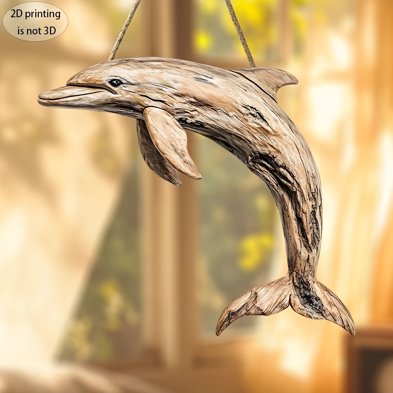 2D 10in Elegant Dolphin Wooden - Family Tree Print review and price