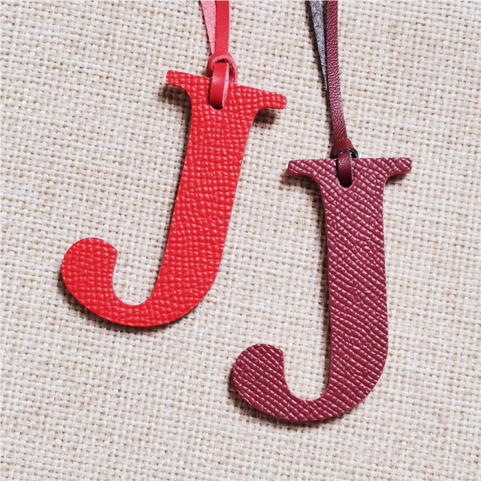 English Letter H I J K L M N A - Monogram Keychain Leather review and price