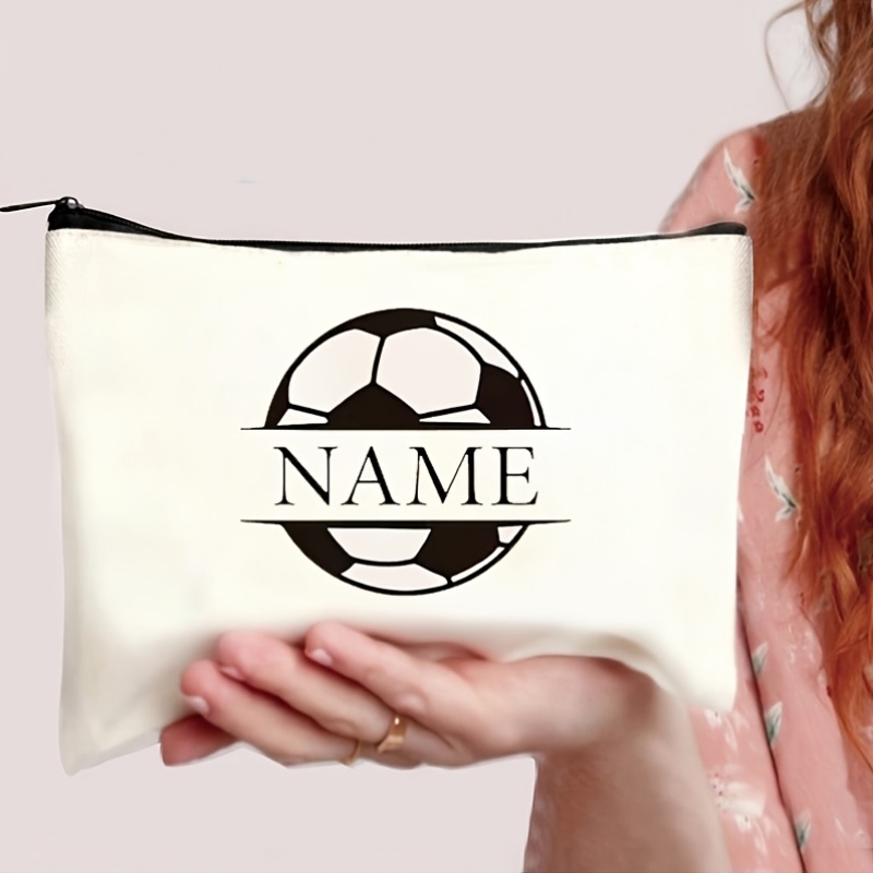 Custom Soccer Makeup Travel Ba - Personalized Name Box review and price