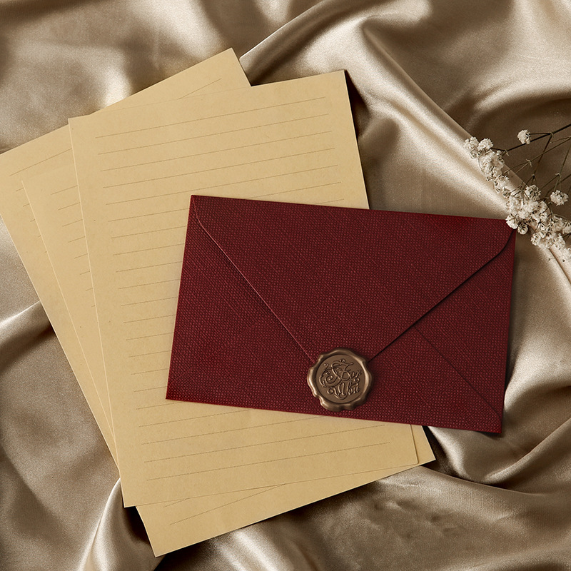 10 pcs linen brown paper envel - Wax Seal Letter Kit review and price