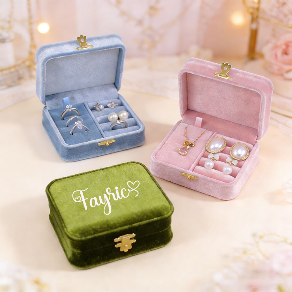 Personalized velvet jewelry bo - Personalized Name Box review and price