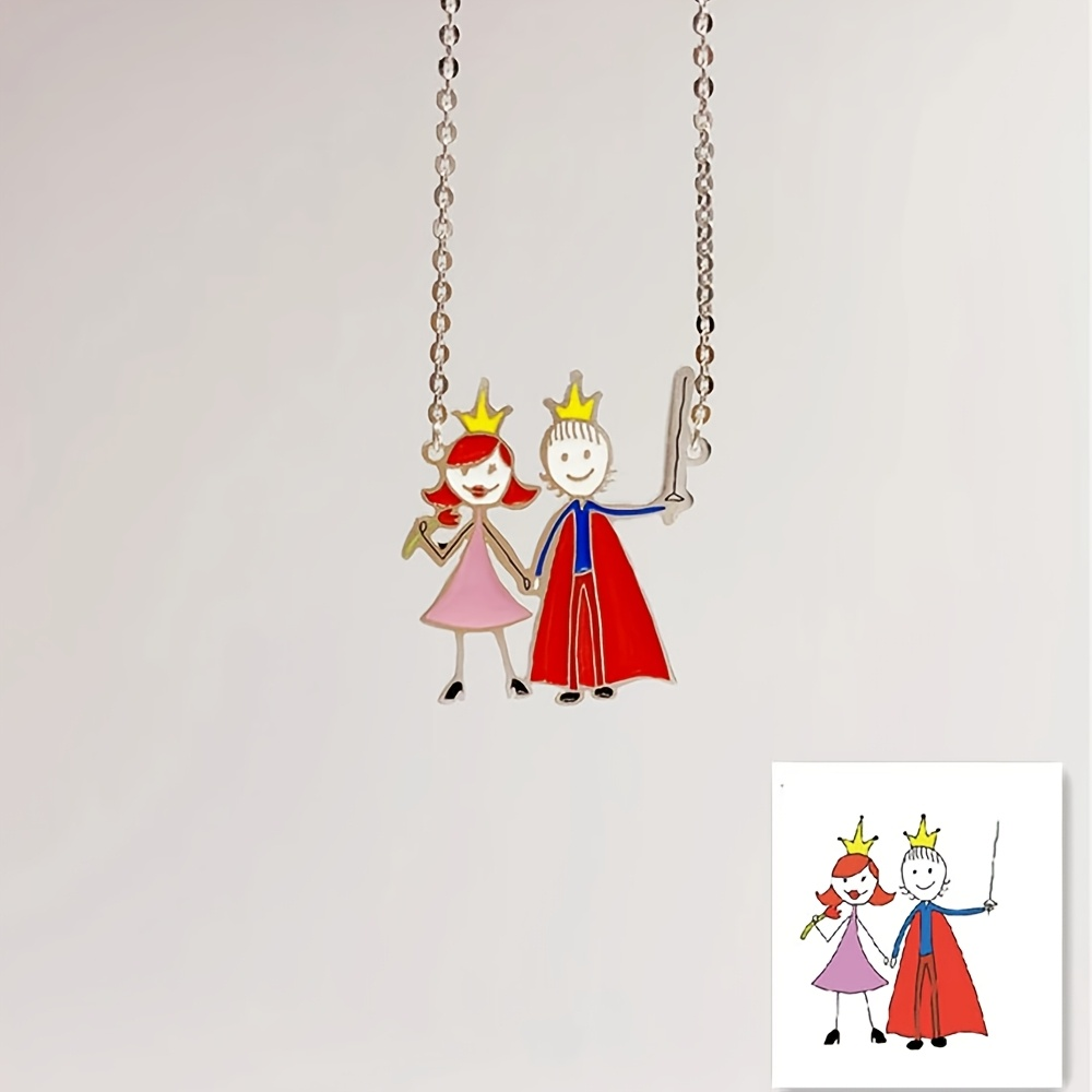 Children's Drawing Making Pend - Name Necklace Custom review and price