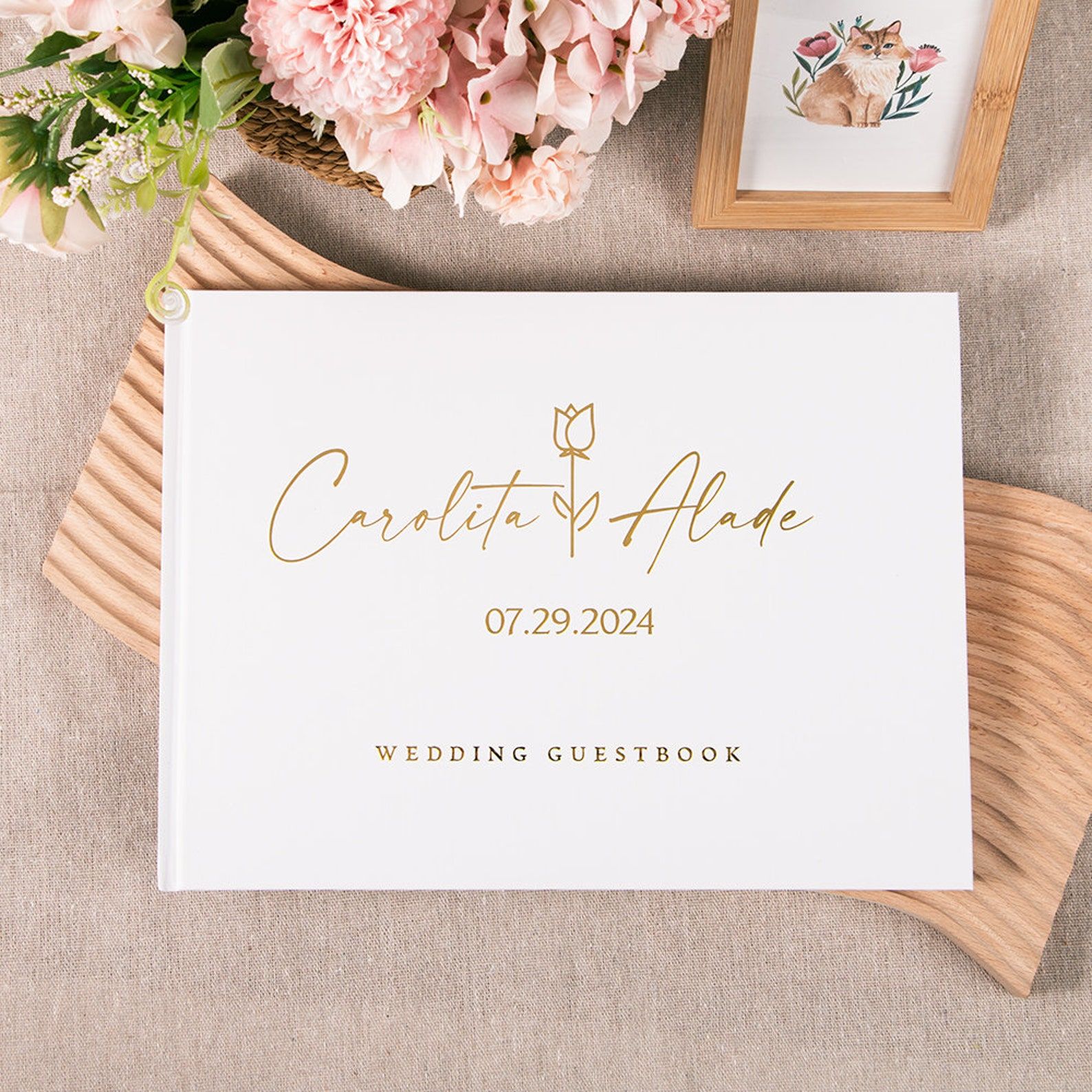 Custom Wedding Guestbook Perso - Custom Photo Book review and price