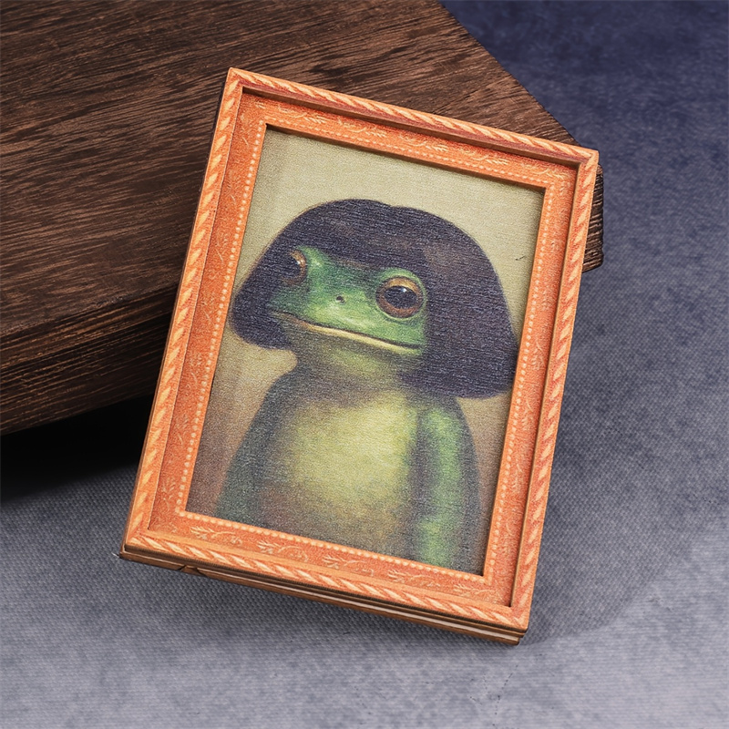 Mini Wooden Photo Frame Frog F - Engraved Wood Frame review and price